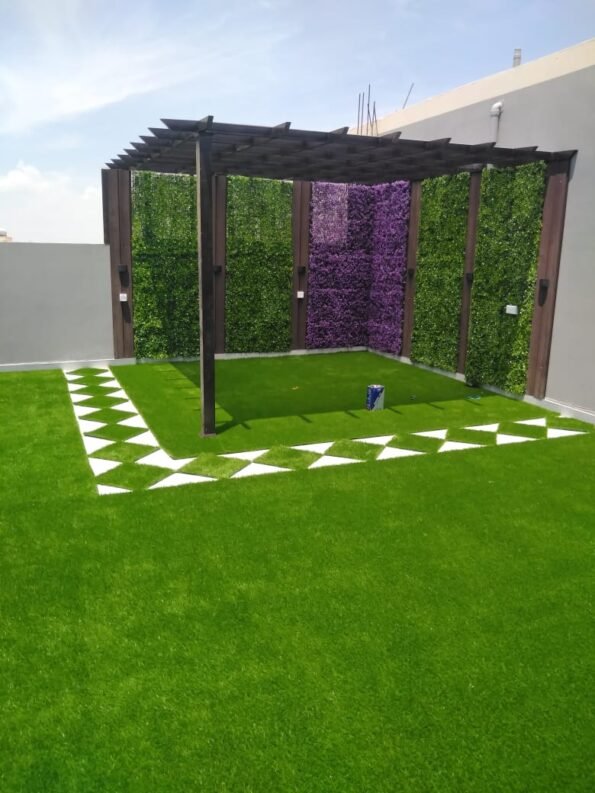 تنسيق حدائق في حي الياسمين بالرياض