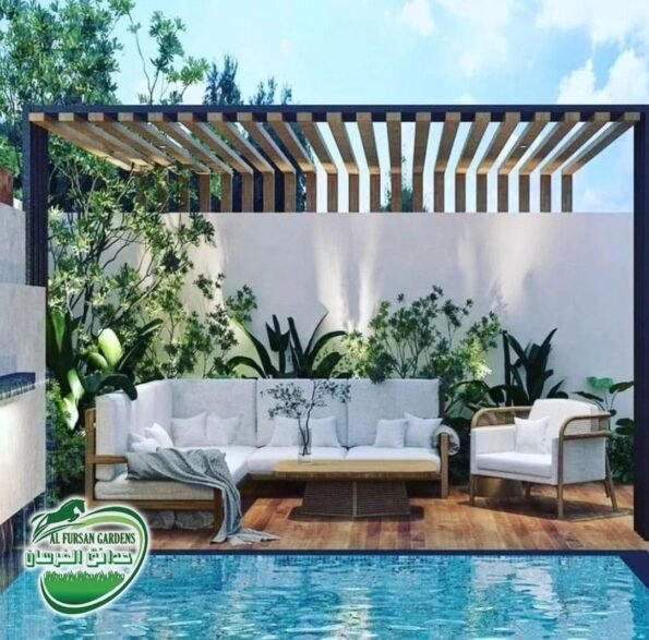 تنسيق حدائق في حي العارض بالرياض