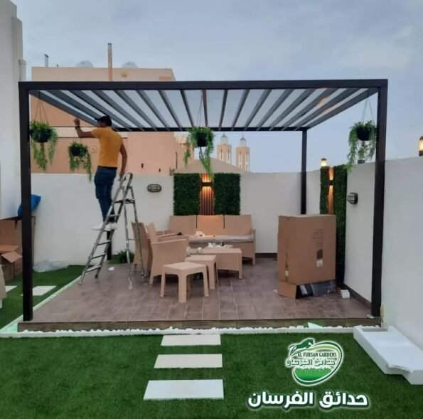 تنسيق حدائق في حي النرجس بالرياض