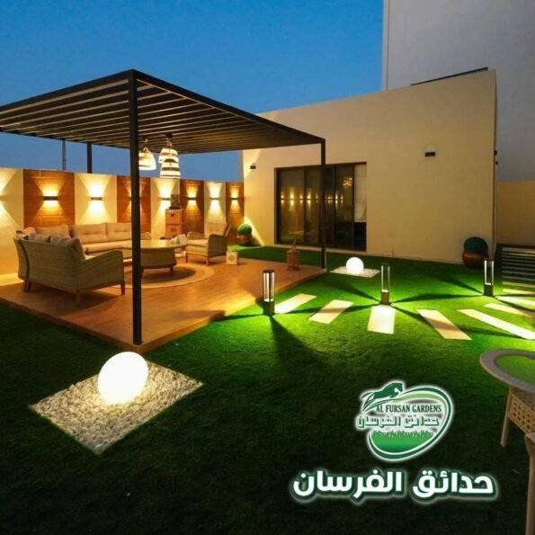 عشب صناعي بالرياض حي النرجس