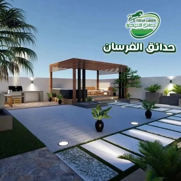 تنسيق حدائق حي الندى بالرياض