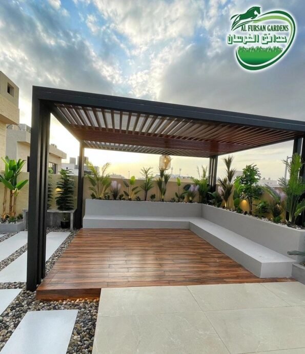 تصميم حدائق حي الازدهار