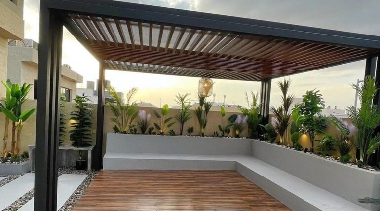 تصميم حدائق حي الازدهار