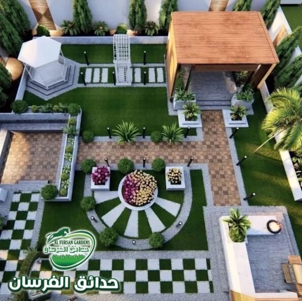 حدائق فلل حي الندى