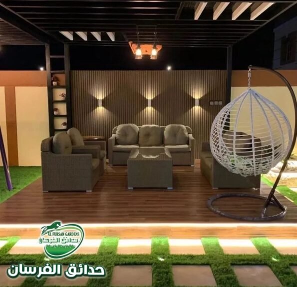 تصميم حدائق حي العارض