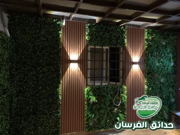 إضاءة حدائق حي الندى