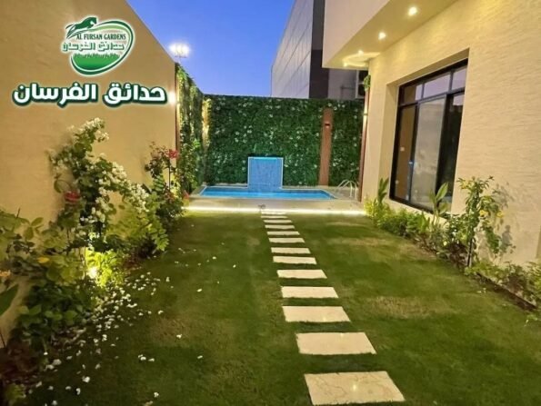 تنسيق حدائق حي الورود بالرياض