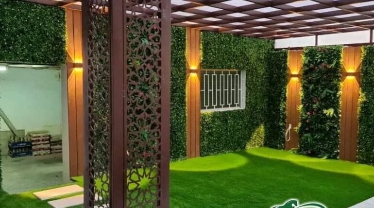 تصميم حدائق حديث حي الغدير