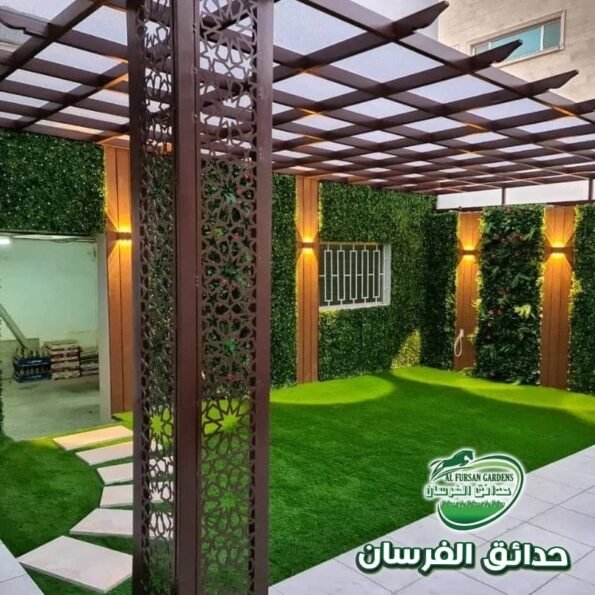 تنسيق حدائق حي حطين بالرياض