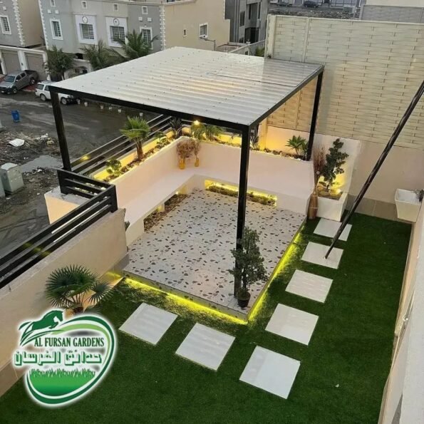 تصميم حدائق حي الربيع