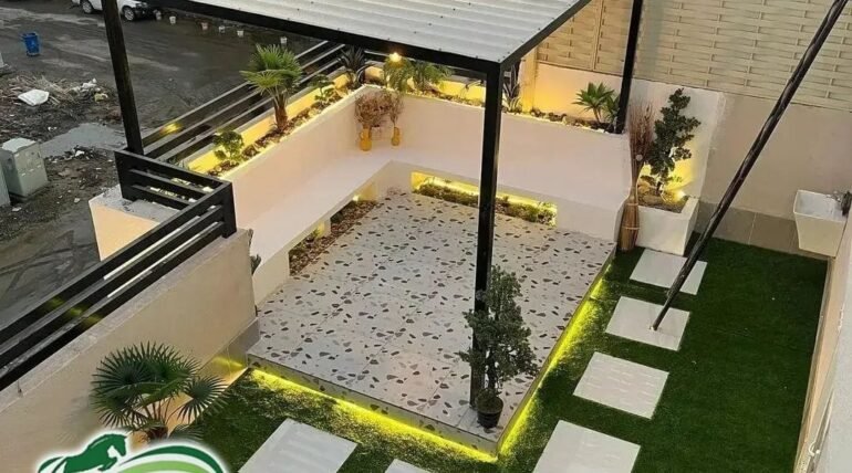 تصميم حدائق حي الربيع