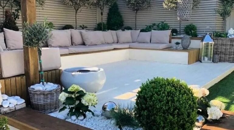 تصميم حدائق حي المرسلات