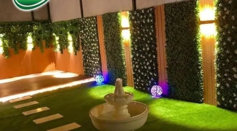 تنسيق حدائق حي التعاون بالرياض