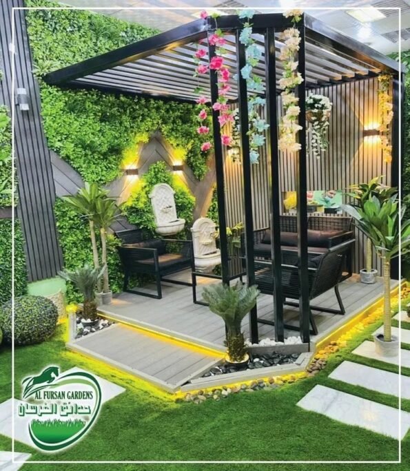 تنسيق حدائق حي المرسلات بالرياض